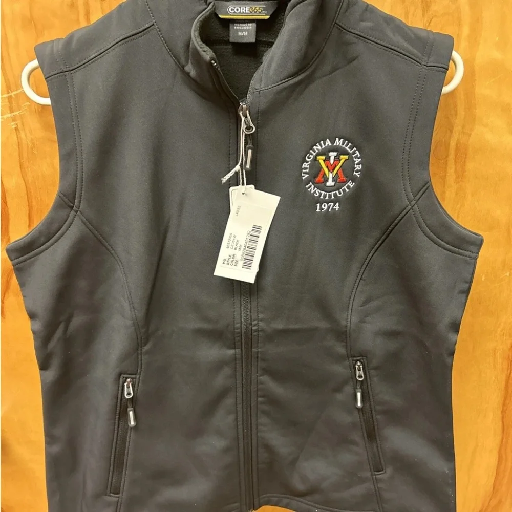 Core 365 VMI Ladies Medium Techno Lite Unlined Vest Pockets Zip Easy Care - Picture 3 of 6